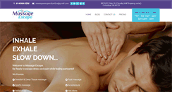 Desktop Screenshot of massage-escape.net