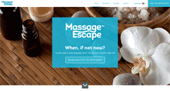 Desktop Screenshot of massage-escape.com